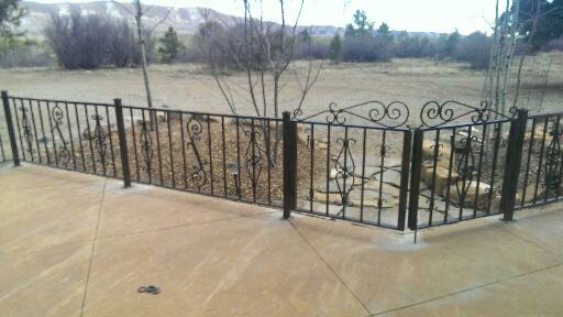 spanish design gate and rail